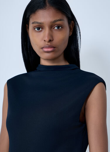 Jil Sander 粘胶混纺连衣裙 海军蓝 jil0264008
