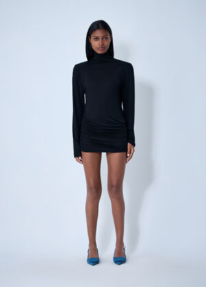 LN-CC® - Jacquemus: La Robe Spallina - Black Jacquemus La Robe Spallina Black jac0262015