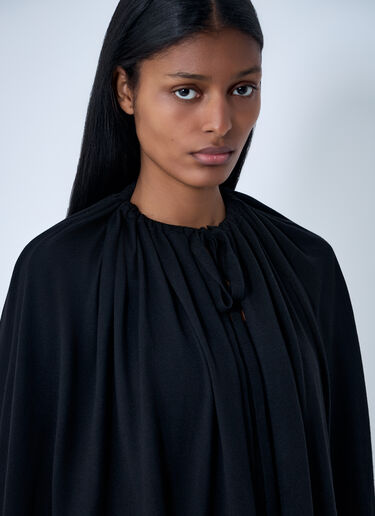 LN-CC® - TOTEME: Drawstring Cape - Black TOTEME Drawstring Cape Black tot0263041