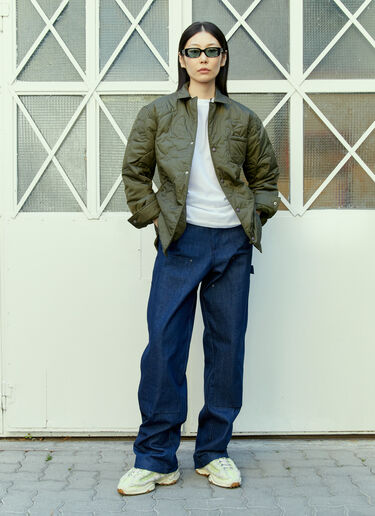 Sky High Farm Workwear キルティングオーバーシャツ グリーン skh0354004
