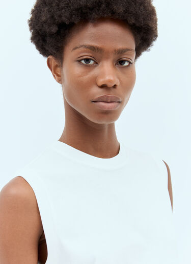 LN-CC® - TOTEME: Relaxed Tank Top - White TOTEME Relaxed Tank Top White tot0257028