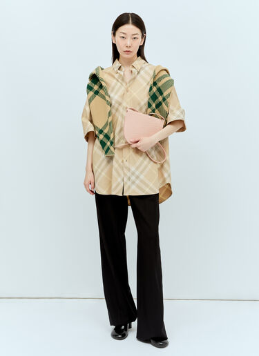 LN-CC® - Burberry: Chess Pouch Shoulder Bag - Pink Burberry Chess Pouch Shoulder Bag Pink bur0255071