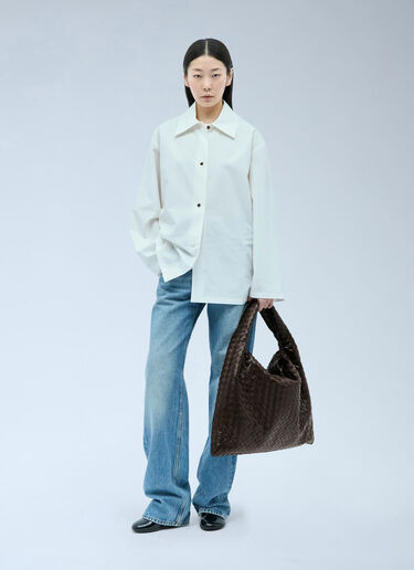 LN-CC® - Bottega Veneta: Large Hop Shoulder Bag - Brown Bottega Veneta Large Hop Shoulder Bag Brown bov0254046