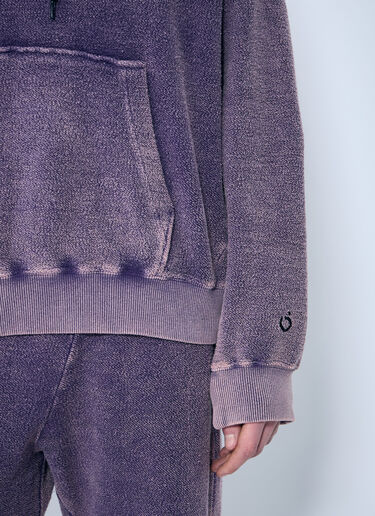NÒMARYTHM TEXTILE 手染扭纹连帽运动衫 紫色 nma0158012