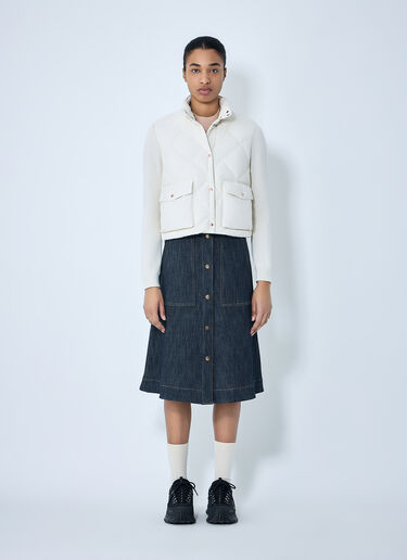 Moncler 菱形绗缝背心 白色 mon0264033