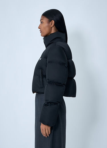 LN-CC® - Prada: Short Re-Nylon Down Jacket - Black Prada Short Re-Nylon Down Jacket Black pra0262065