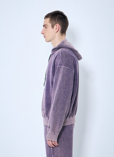 NÒMARYTHM TEXTILE 手染扭纹连帽运动衫 紫色 nma0158012