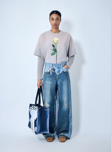 LN-CC® - Acne Studios: Trompe-L'Oeil Jeans - Blue Acne Studios Trompe-L'Oeil Jeans Blue acn0364045