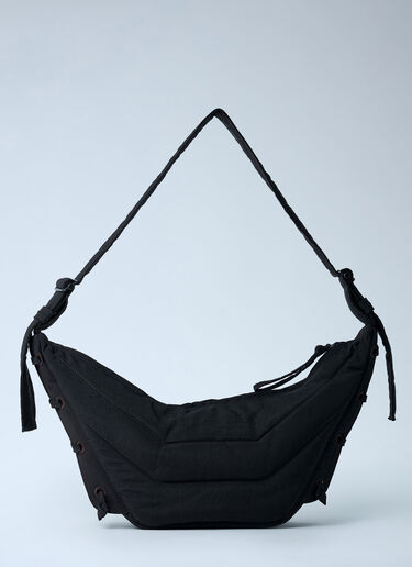 Lemaire Small Soft Game Shoulder Bag Black lem0362008