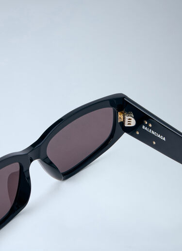 LN-CC® - Balenciaga: Nano D-Frame Sunglasses - Black Balenciaga Nano D-Frame Sunglasses Black bal0263055