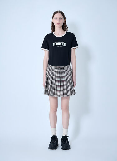 LN-CC® - Moncler: Cotton Jersey Logo T-Shirt - Black Moncler Cotton Jersey Logo T-Shirt Black mon0264026