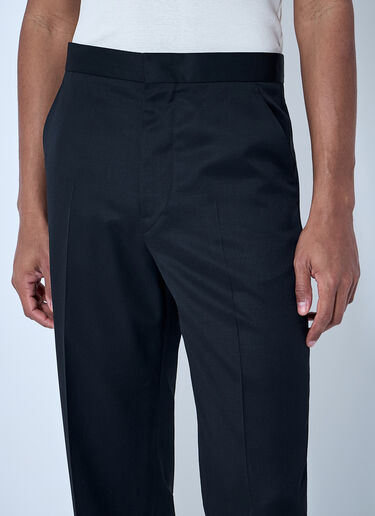 LN-CC® - Maison Margiela: Wool Tailored Trousers - Black Maison Margiela Wool Tailored Trousers Black mla0164106