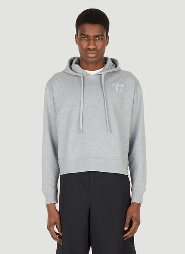LN-CC® - More Joy: Cropped Hooded Sweatshirt - Light Grey More Joy Cropped Hooded Sweatshirt Light Grey mjy0347015