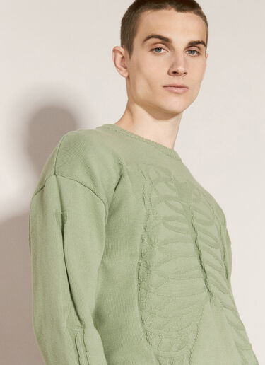 LN-CC® - Fucking Awesome: Skeleton Sweater - Green Fucking Awesome Skeleton Sweater Green fua0156006