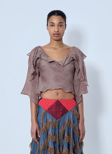 Kiko Kostadinov Plexus Blouse 粉色 kko0264005