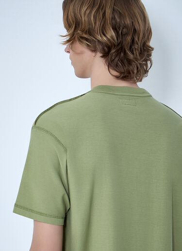 LN-CC® - Stüssy: Lazy Ss T-Shirt - Olive Stüssy Lazy Ss T-Shirt Olive sts0164008
