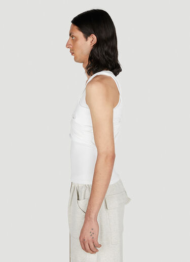 LN-CC® - Mainline:RUS/Fr.CA/DE: Draped Tank Top - White Mainline:RUS/Fr.CA/DE Draped Tank Top White mai0352003
