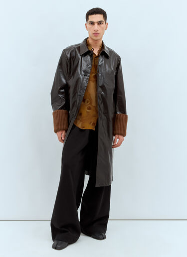 LN-CC® - Dries Van Noten: Rankles Coat - Brown Dries Van Noten Rankles Coat Brown dvn0158002