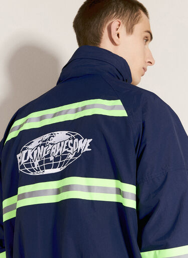 LN-CC® - Fucking Awesome: High Vis Jacket - Blue Fucking Awesome High Vis Jacket Blue fua0156009