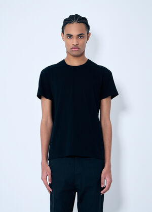 Rick Owens Cotton T-Shirt Black ric0159003