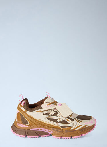 LN-CC® - Off-White: Be Right Back Sneakers - Brown Off-White Be Right Back Sneakers Brown ofw0262067