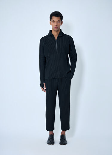 Homme Plissé Issey Miyake 褶裥锥形裤 黑色 hmp0163001