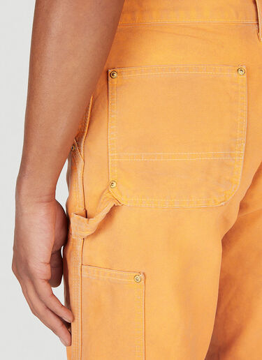 LN-CC® - NOTSONORMAL: Washed Working Shorts - Orange NOTSONORMAL Washed Working Shorts Orange nsm0351009