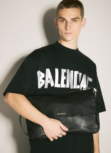 LN-CC® - Balenciaga: Grungy Medium Messenger Bag - Black Balenciaga Grungy Medium Messenger Bag Black bal0158017