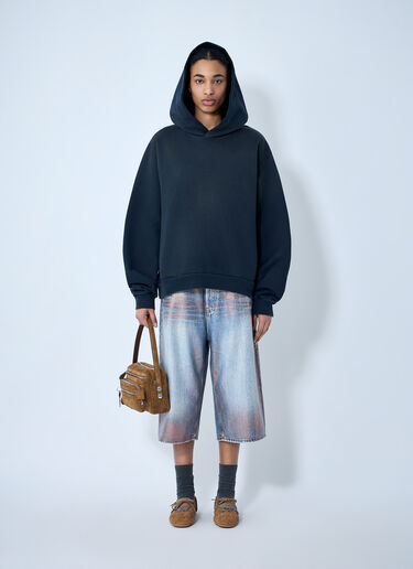 Acne Studios 带有标志的连帽卫衣 深蓝 acn0364037