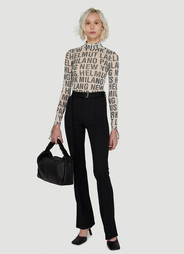 Helmut Lang Destination Print Top White hlm0247004