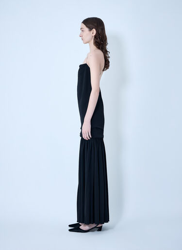 Jacquemus La Robe Abiha Long Dress Black jac0264030