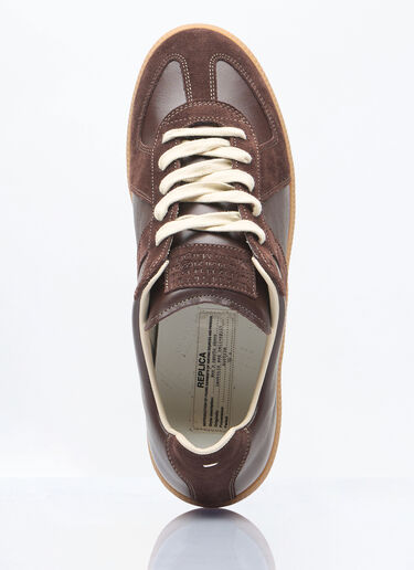 LN-CC® - Maison Margiela: Replica Sneakers - Brown Maison Margiela Replica Sneakers Brown mla0158013
