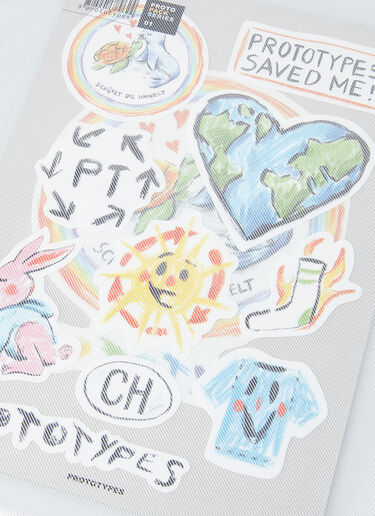 LN-CC® - PROTOTYPES: Proto Prints 01 Stickers Cute - White PROTOTYPES Proto Prints 01 Stickers Cute White prt0348011