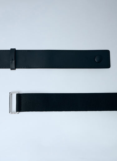 Max Mara Elasticated Webbing Belt  Black max0264316