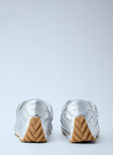 LN-CC® - Bottega Veneta: Orbit Flash Sneakers - Silver Bottega Veneta Orbit Flash Sneakers Silver bov0163022