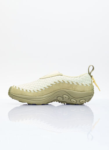 LN-CC® - Merrell 1 TRL: ジャングルモックウーブンスリッポンシューズ - グリーン Merrell 1 TRL ジャングルモックウーブンスリッポンシューズ グリーン mrl0156005
