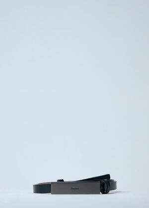 Max Mara Logo Plaque Belt Black max0260041