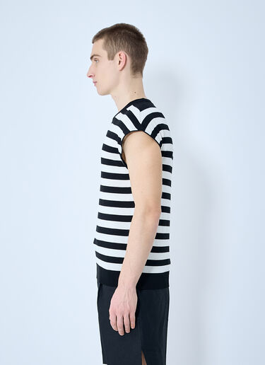 Dolce & Gabbana Striped Tank Top Black dol0160003