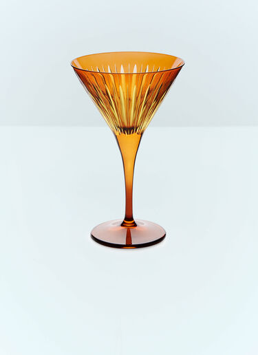 LN-CC® - L'Objet: Set Of Four Prism Martini Glasses - Orange L'Objet Set Of Four Prism Martini Glasses Orange wps0691622