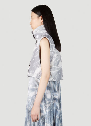 LN-CC® - 4 Moncler Hyke: Vanilis Gilet Jacket - Grey 4 Moncler Hyke Vanilis Gilet Jacket Grey mhy0251003