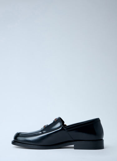 LN-CC® - Marni: Double Monk Strap Loafers - Black Marni Double Monk Strap Loafers Black mni0263017