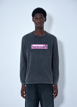 ACMH Logo Crewneck Long Sleeve T-Shirt Grey acm0164009