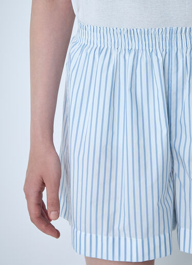 LN-CC® - Moncler: Striped Shorts - White Moncler Striped Shorts White mon0261008