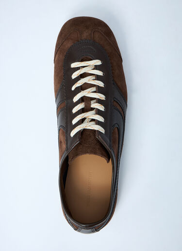Dries Van Noten Suede Sneakers Dark Brown dvn0160032