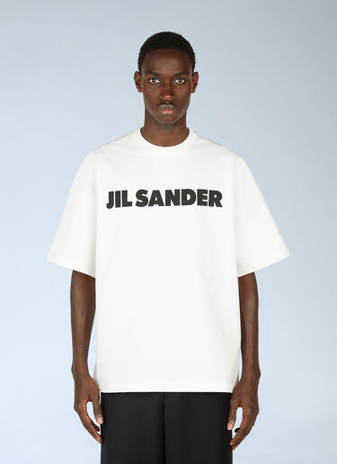 Jil Sander 徽标印花 T 恤 白色 jil0151033