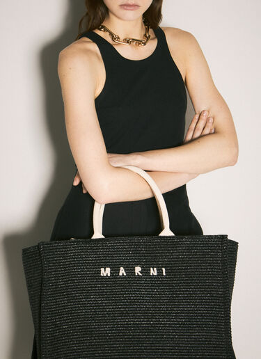 LN-CC® - Marni: Large Tote Bag - Black Marni Large Tote Bag Black mni0259027