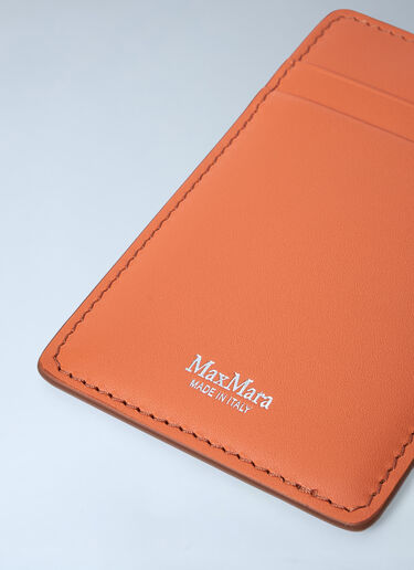 LN-CC® - Max Mara: Badge Holder - Orange Max Mara Badge Holder Orange max0261041