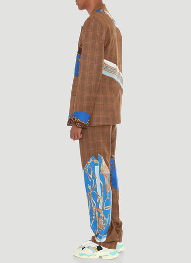 LN-CC® - Ahluwalia Studio: Grandad Pants - Brown Ahluwalia Studio Grandad Pants Brown ahl0140002