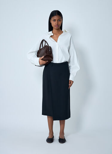 LN-CC® - The Row: Azarion Skirt - Black The Row Azarion Skirt Black row0262003