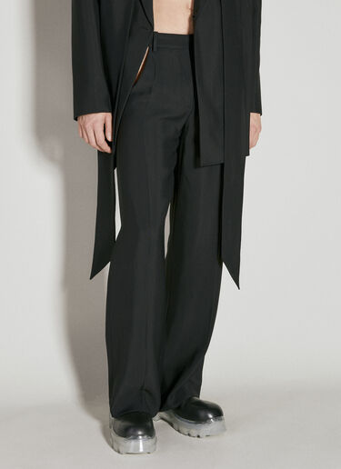 LN-CC® - Mugler: Cut-Out Tailored Pants - Black Mugler Cut-Out Tailored Pants Black mug0354001